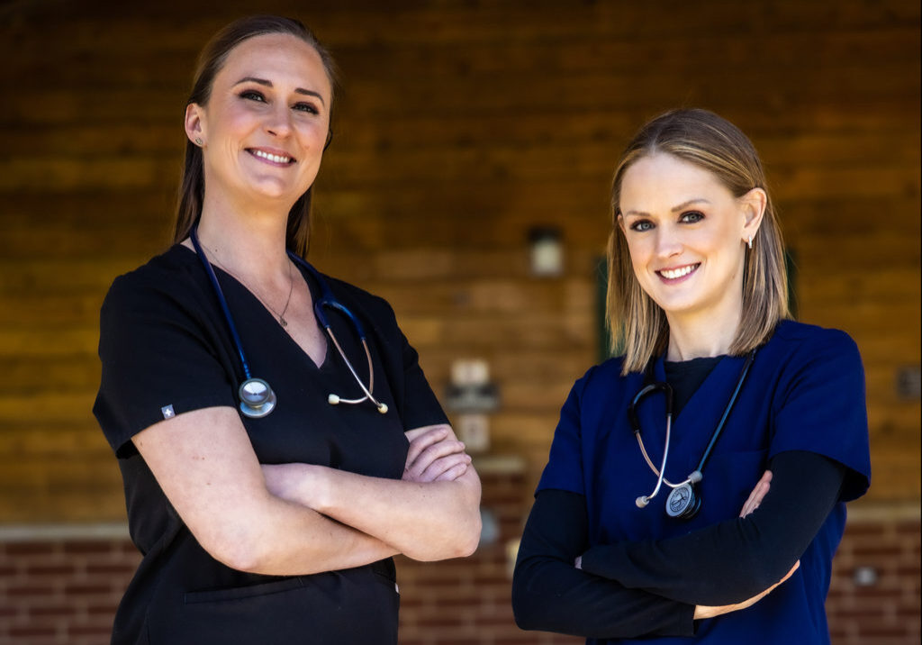 Dr. Karis Tekwani of Clarendon Hills and Dr. Kate Paquette of Hinsdale